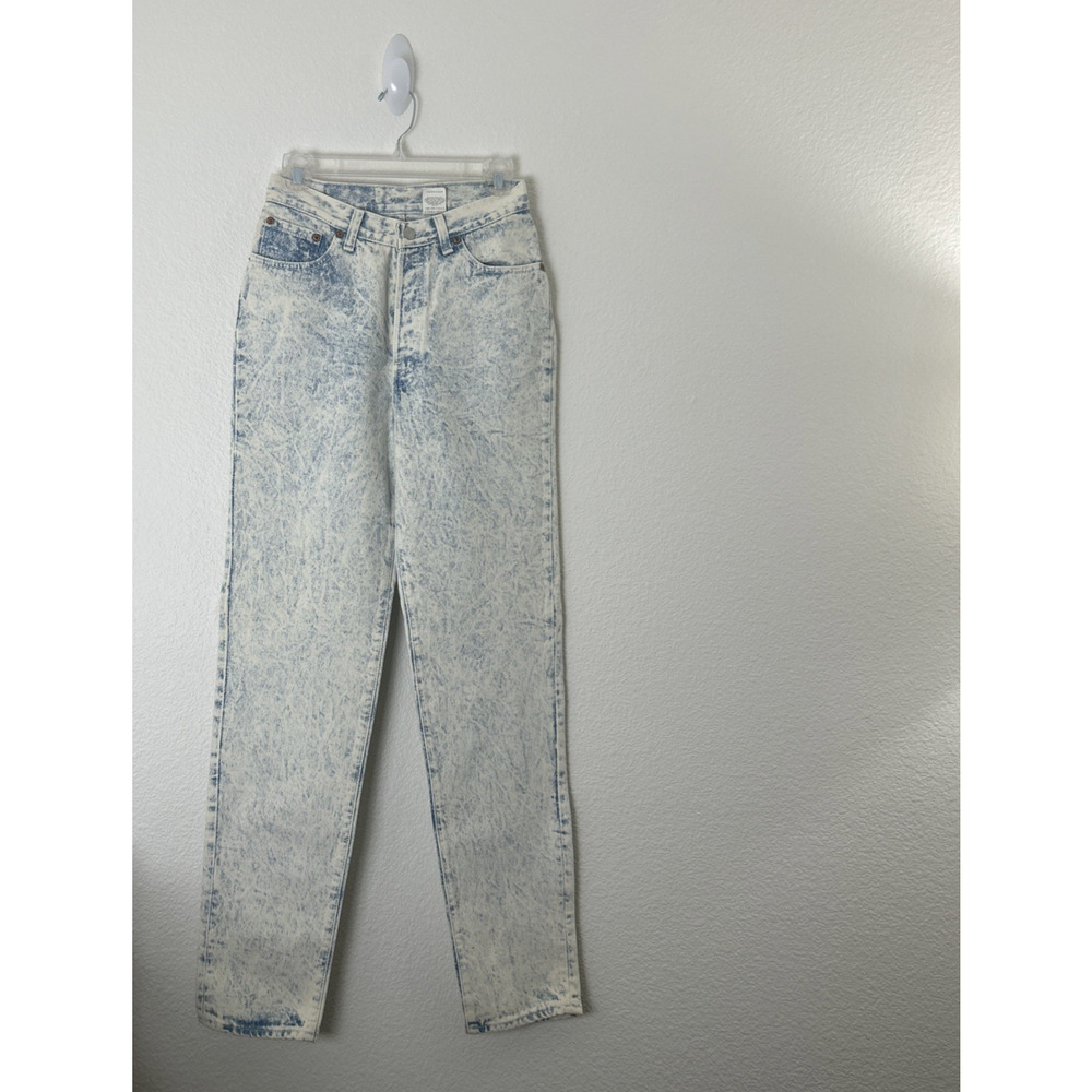 VTG NWOT LEVI'S Womens Jeans Size 9 (24x31) Acid Wash Straight HI Rise